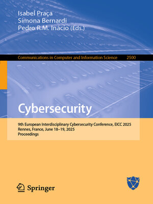cover image of Cybersecurity